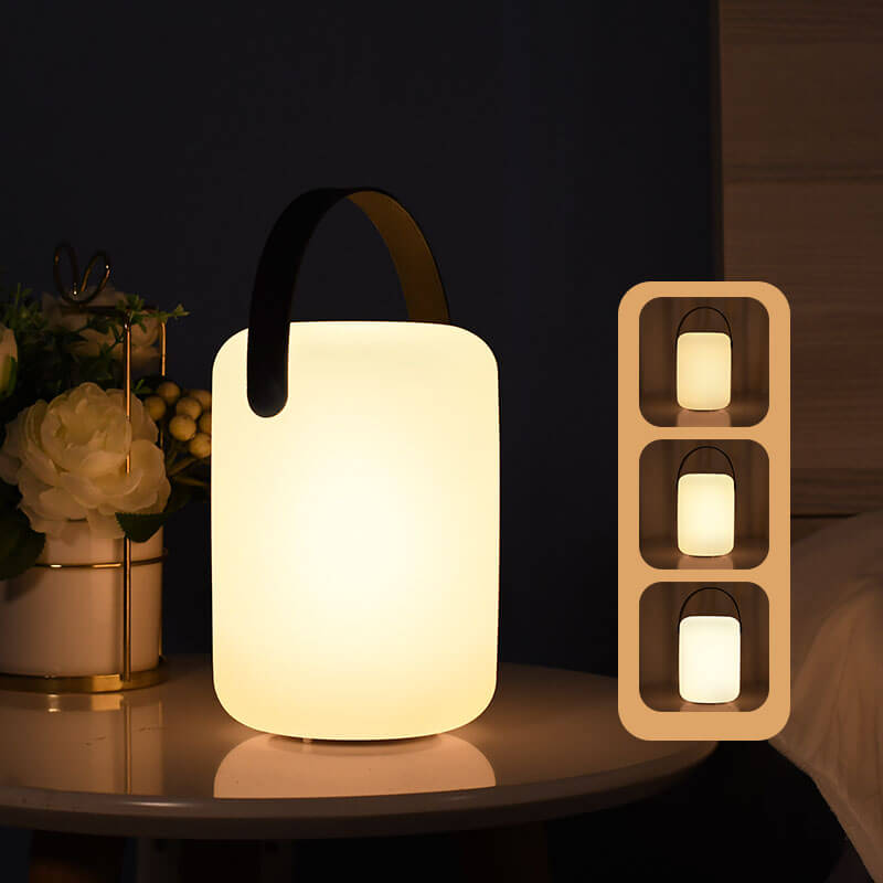 Custom Cylinder Cordless Portable LED Table Lamp