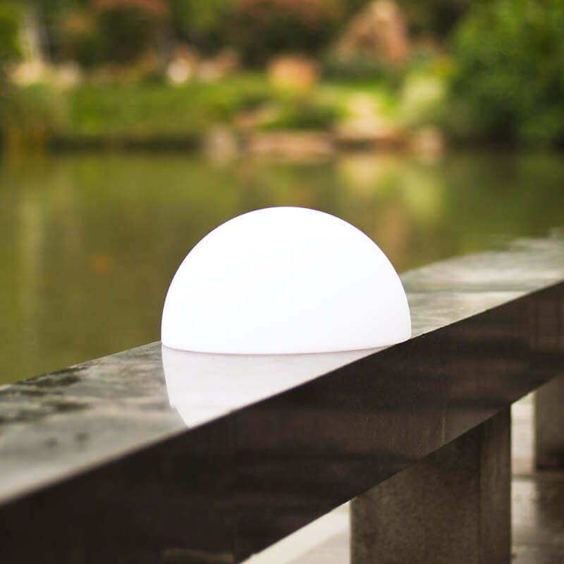 CE Listed Novelty Hemispherical Body LED Solar Floor Lamp Lights