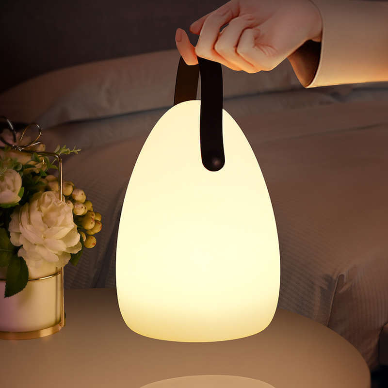 Custom Mobile Waterproof Outdoor Oval Lantern LED Table lamp