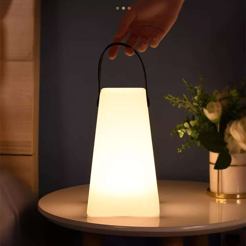 Trapezoid-shaped Polyethylene LED Lantern Lamp