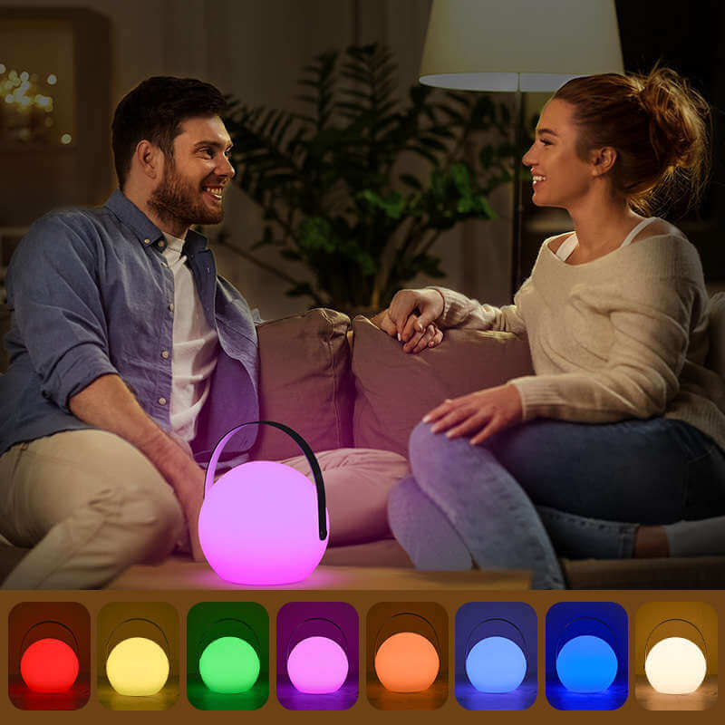 OEM Sphere Lantern Portable LED Table Lamp