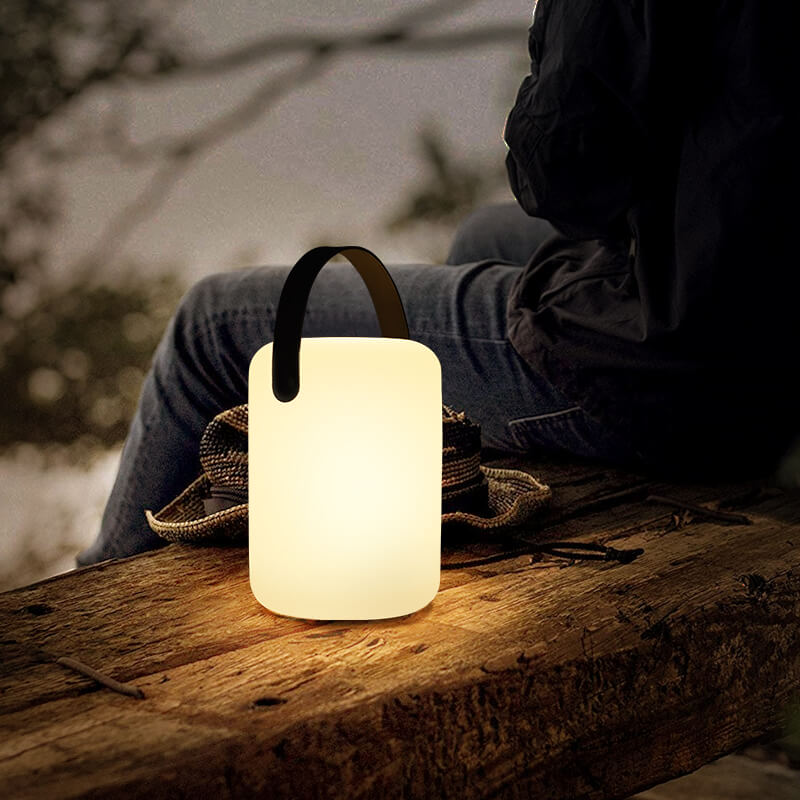 Custom Cylinder Cordless Portable LED Table Lamp