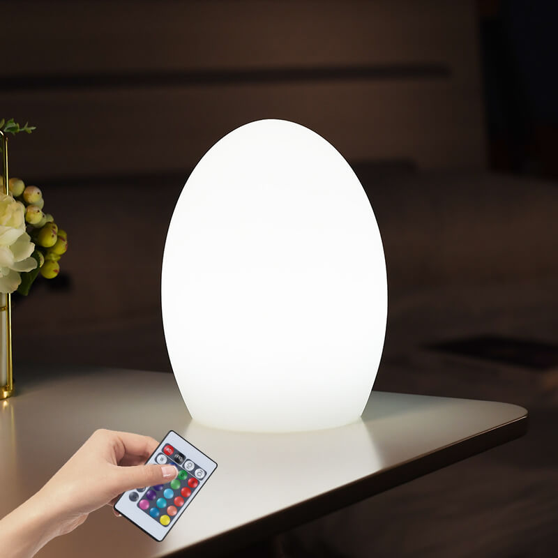OEM Remote Control Egg Shape Led Table Lamp