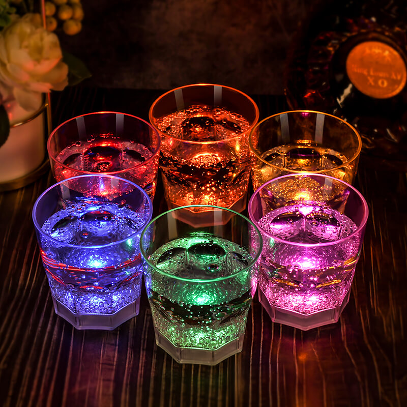 Custom FDA Approved Light Up LED Drinking Glasses