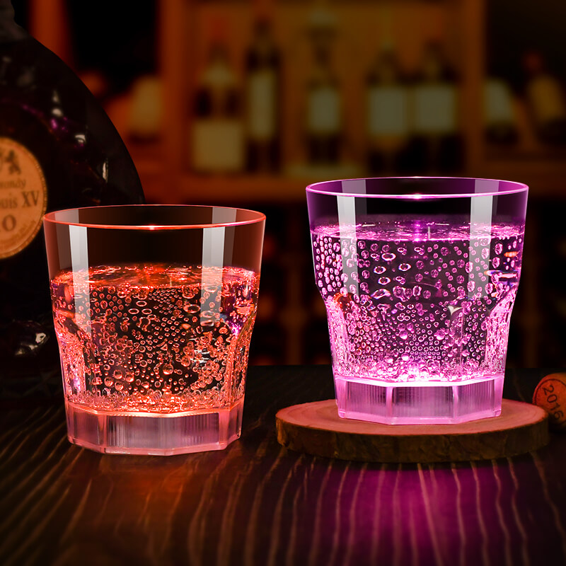 Custom FDA Approved Light Up LED Drinking Glasses