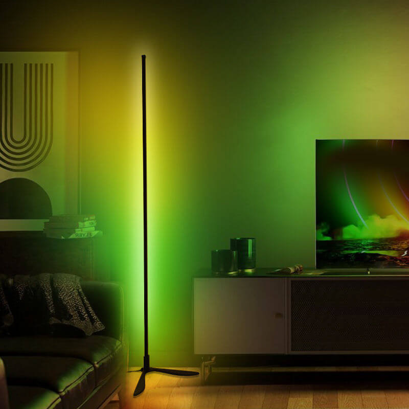 OEM Modern Minimalist Remote Control RGB LED Corner Floor Lamp