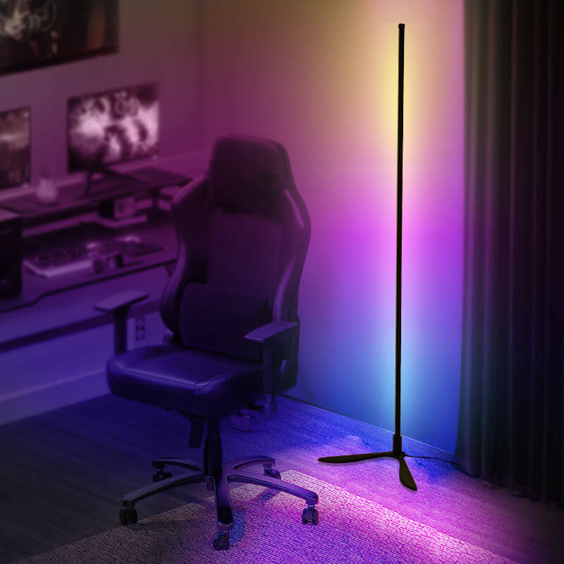 OEM Modern Minimalist Remote Control RGB LED Corner Floor Lamp