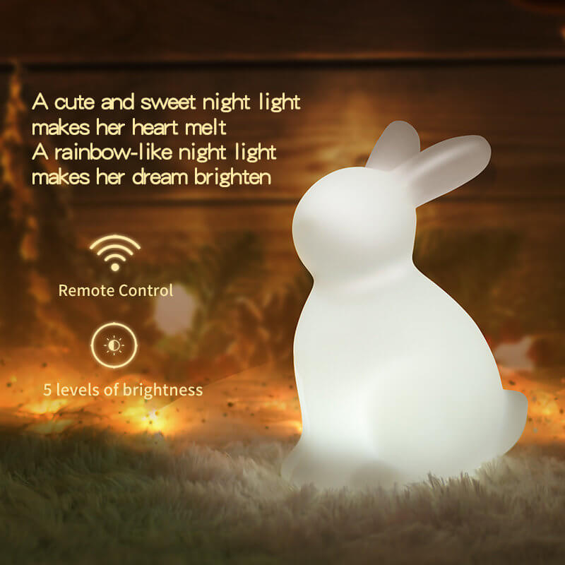 Cute Bunny LED Night Light
