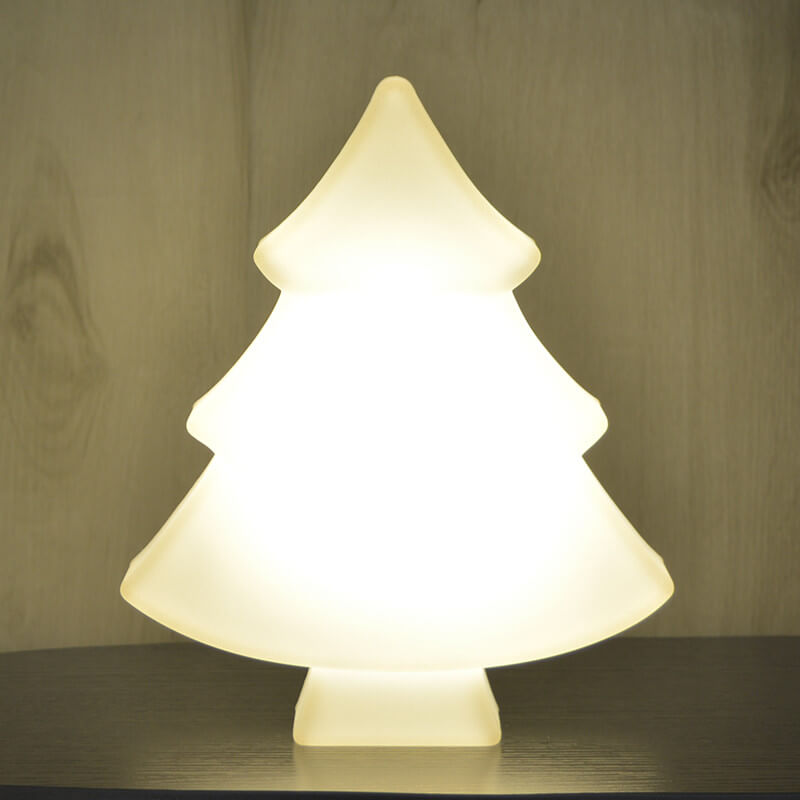 Indoor and Outdoor RGB LED Light Up Christmas Tree Table Lamp