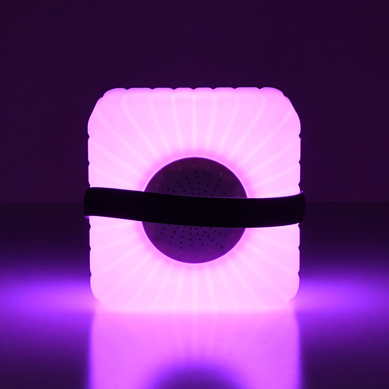 Custom Portable Cube LED Bluetooth Speaker Lantern Lamp