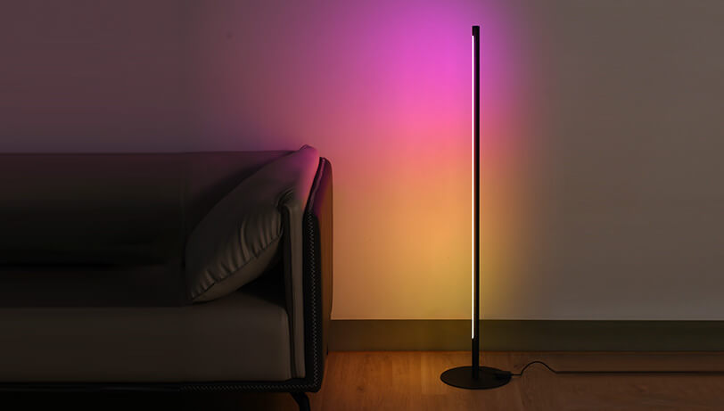 Bespoke solution to smart life home lights LED corner floor lamp