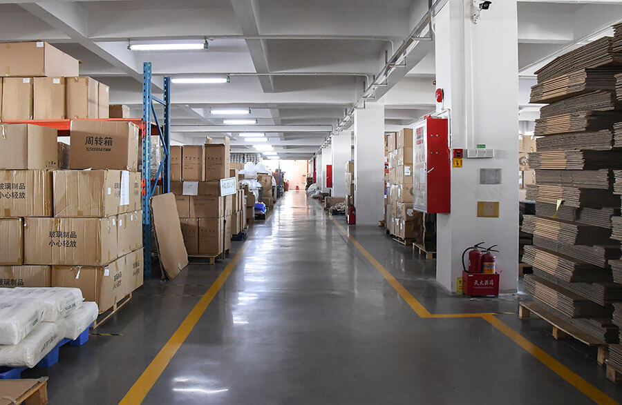 Well organized storage and warehousing