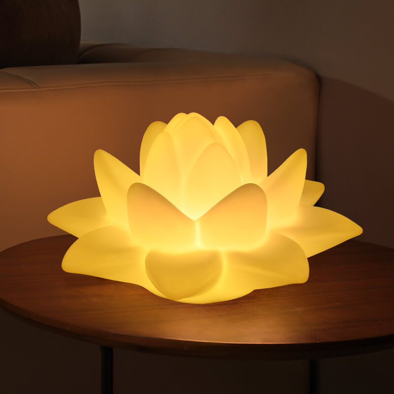 Custom Novelty LED Color Changing Lotus Fancy Night Light