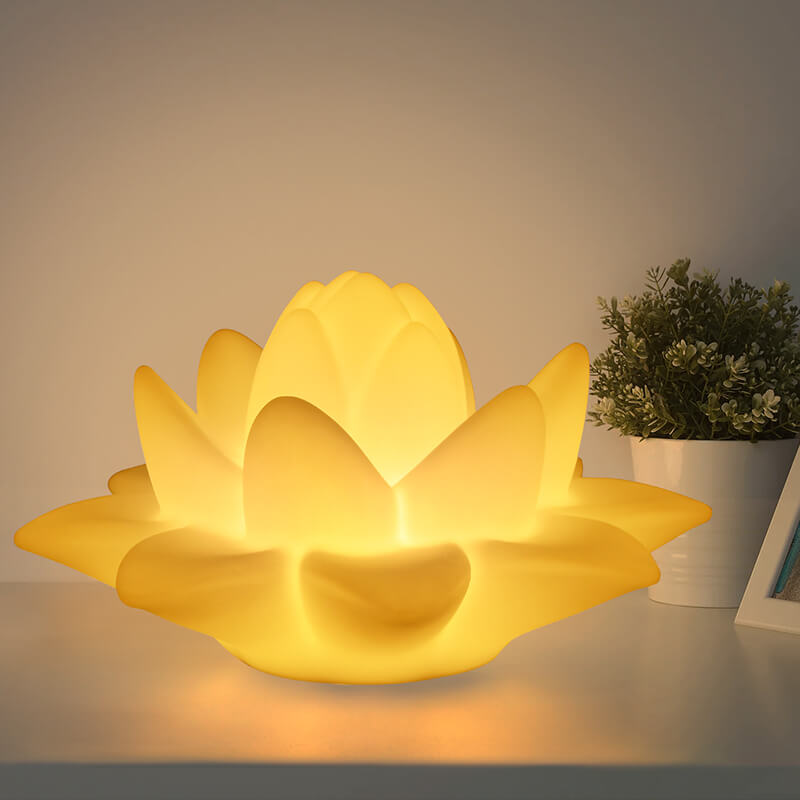 Custom Novelty LED Color Changing Lotus Fancy Night Light