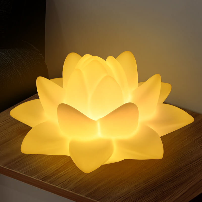 Custom Novelty LED Color Changing Lotus Fancy Night Light