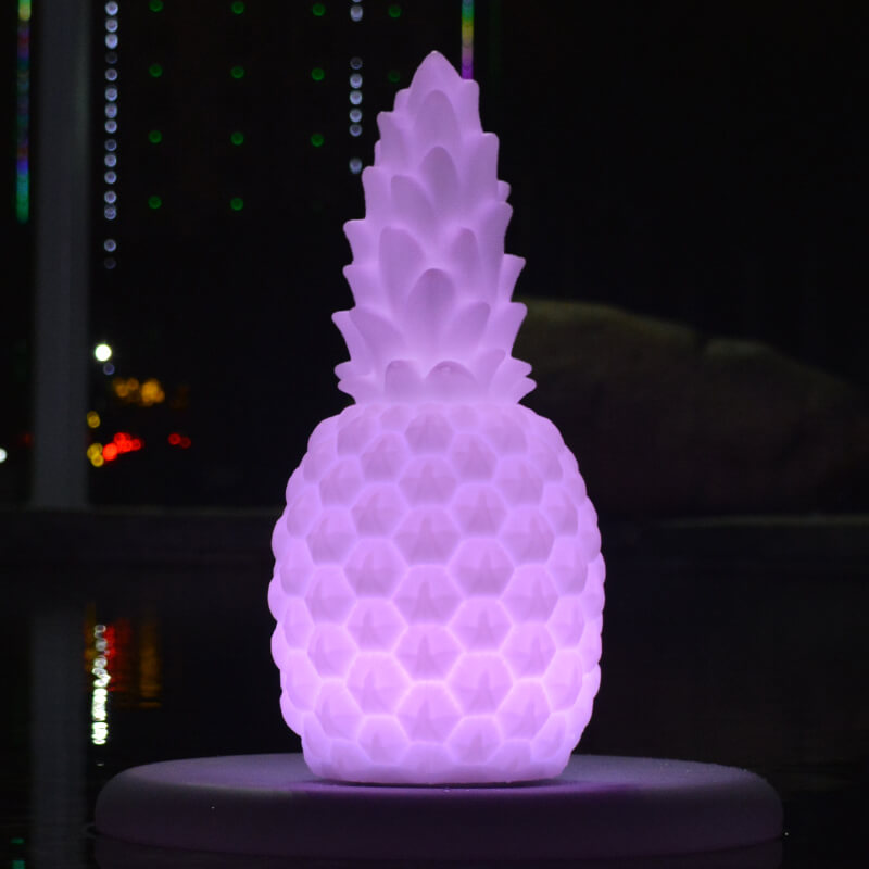 Custom Pineapple LED Light Up Wireless Speaker Night Light