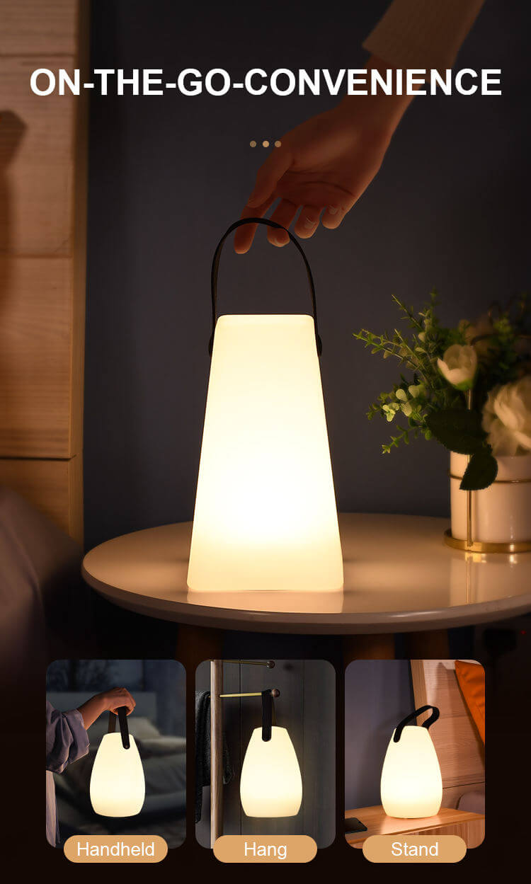 Custom Portable LED Table Lamp With Handle