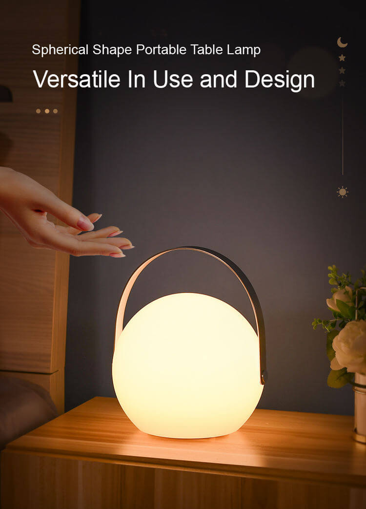 OEM Sphere Lantern Portable LED Table Lamp