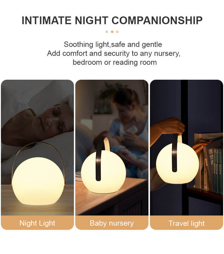 OEM Sphere Lantern Portable LED Table Lamp