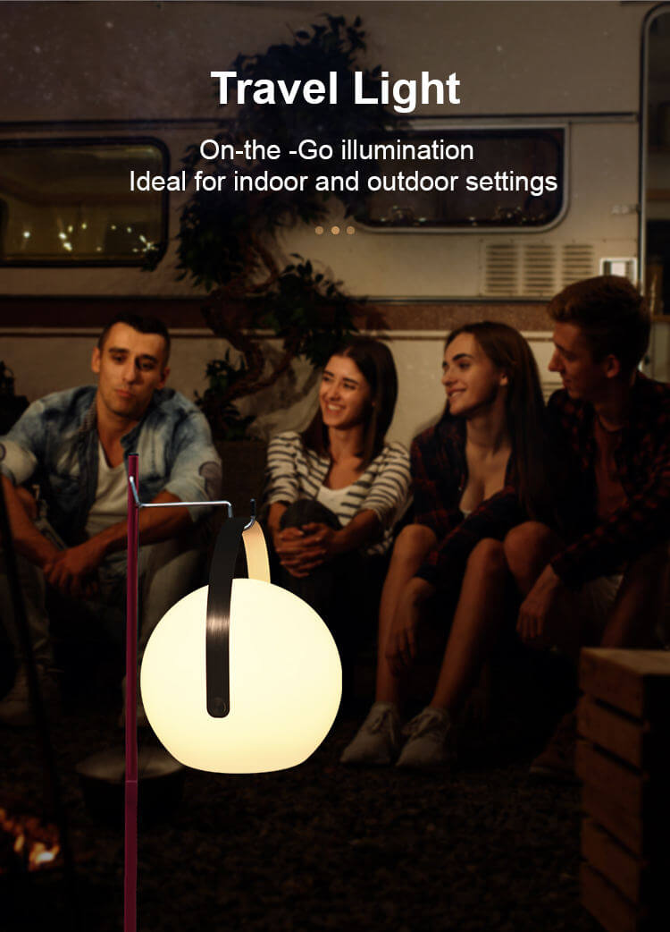 OEM Sphere Lantern Portable LED Table Lamp
