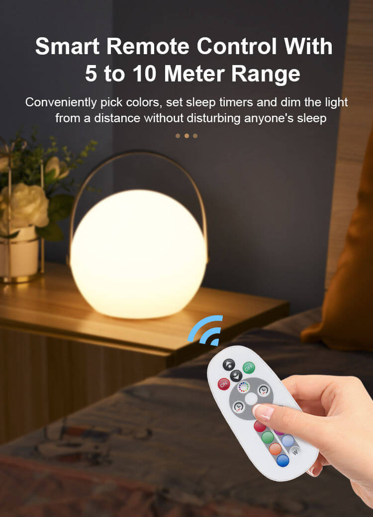 OEM Sphere Lantern Portable LED Table Lamp