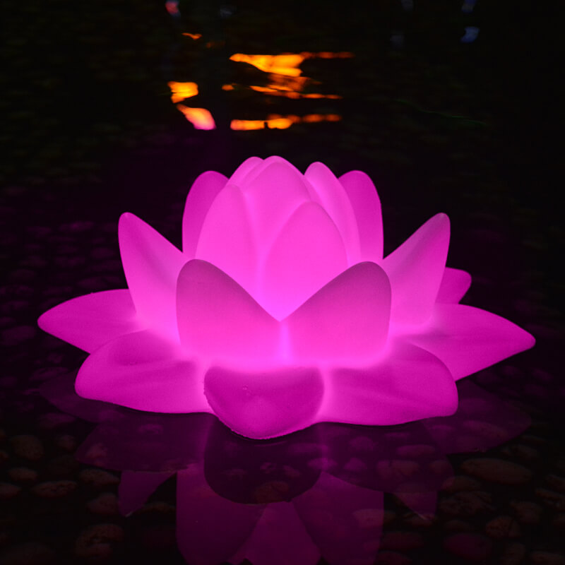 Custom Novelty LED Color Changing Lotus Fancy Night Light