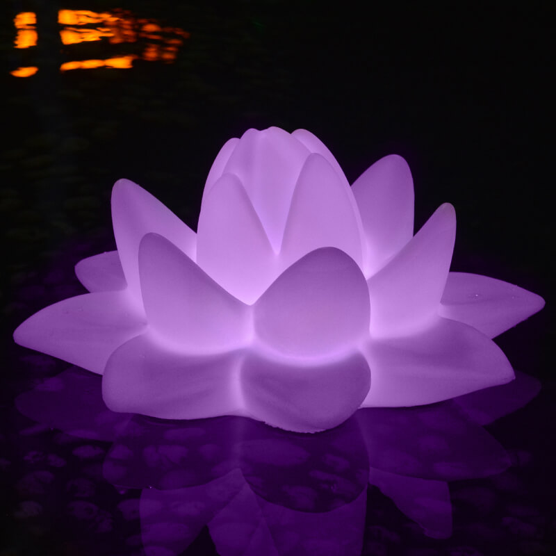 Custom Novelty LED Color Changing Lotus Fancy Night Light