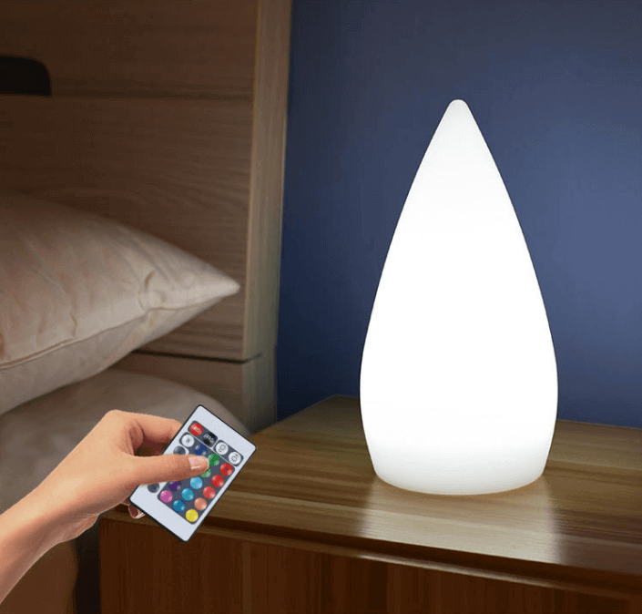 Custom Decorative Cone Shape Restaurant LED Table Lamp