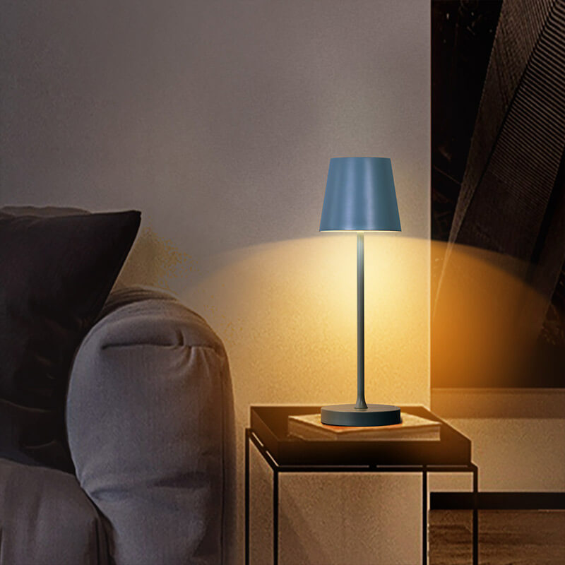 OEM Portable Touch Sensor Dimmable LED Metal Table Lamp