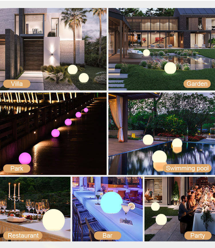 More And More Gardens Are Using LED Solar Ball Lights