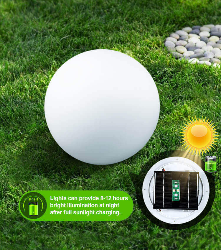 LED Solar Sphere Lights