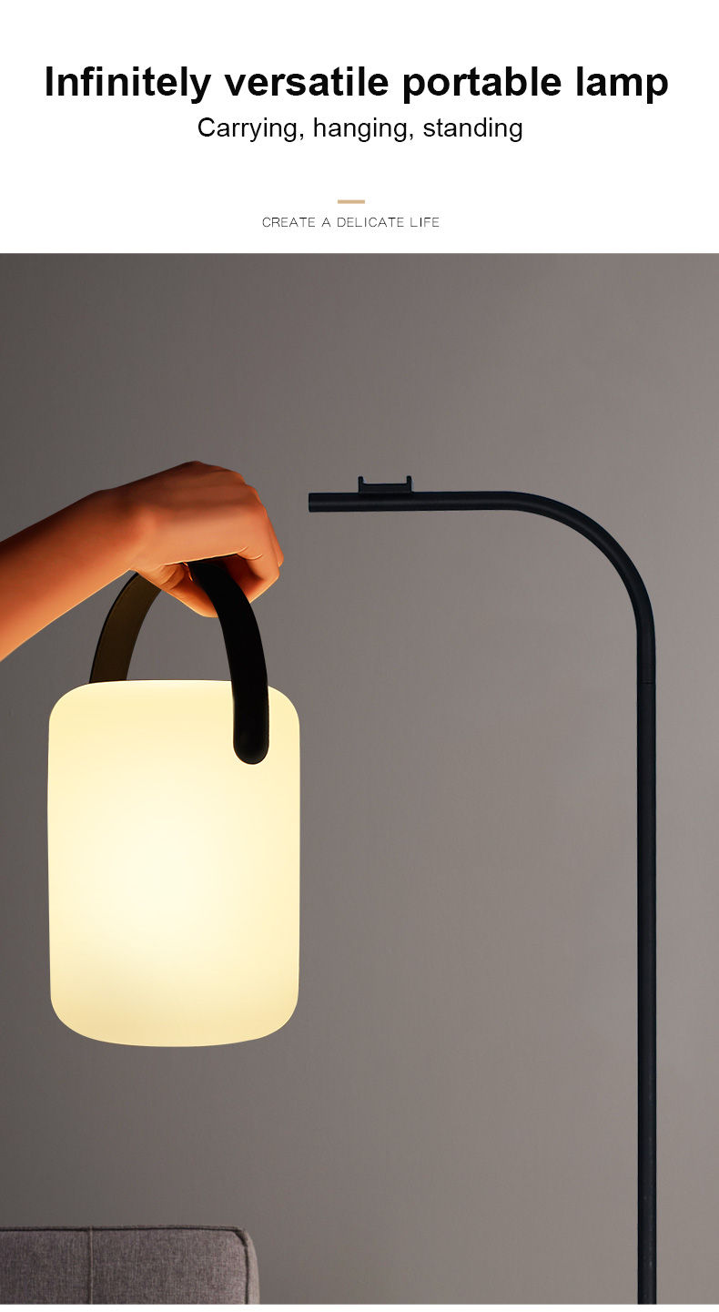 Custom Portable Tall Arched Standing Hanging LED Floor Lamp Custom Portable Tall Arched Standing Hanging LED Floor Lamp