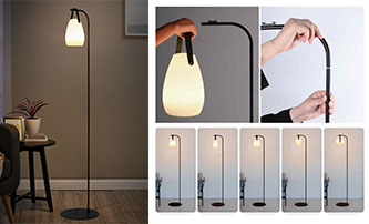 Custom Multifunctional LED Light Floor Stand and Mobile Lantern Style Lamp Set
