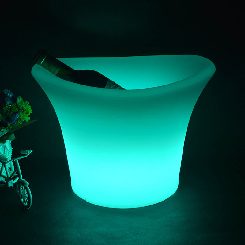 Custom Personalized Logo Printed Illuminated LED Ice Bucket from Light Venus