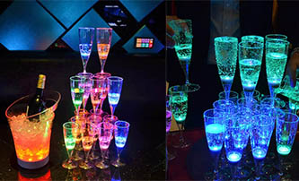 LED Light Up Drinking Glasses from Light Venus Strictly Meet the FDA Safety Standard