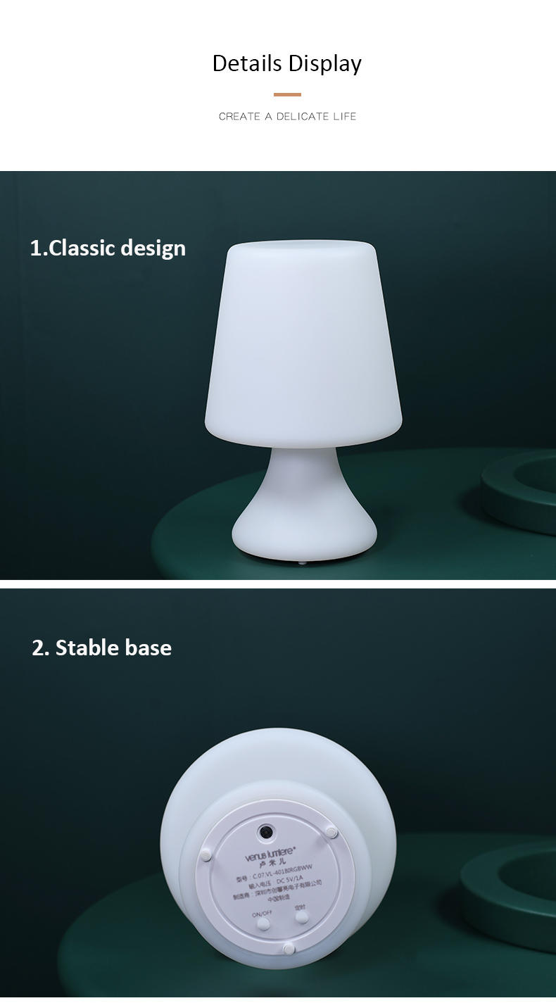 Custom Table Lamp | Remote Control Bedside Lamp | LED Lights Manufacturer | Light Venus