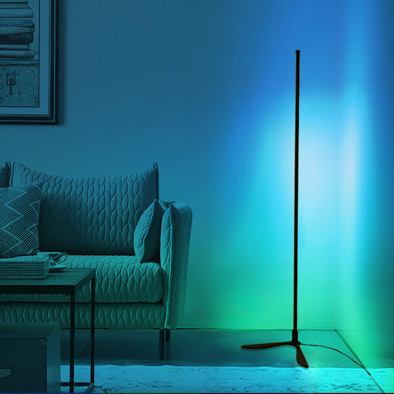 Tuya Smart Google Home Lights App Remote Controlled LED Corner Floor Lamp