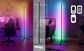Light Venus Brings in a New Version Smart RGB LED Corner Floor Lamp