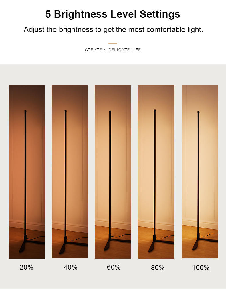 Smart Floor Lamp | Smart Corner Floor Lamp | Remote Control Floor Lamp | Light Venus