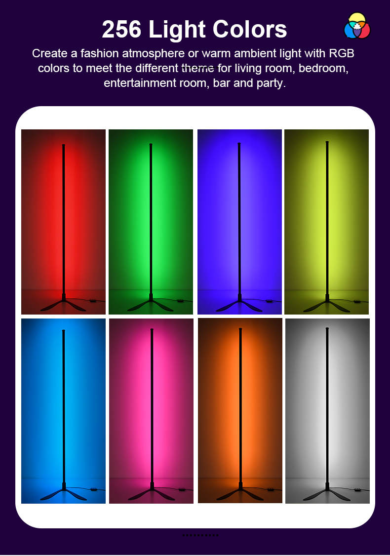 RGB LED Floor Lamp | Smart LED Floor Lamp | Light Venus