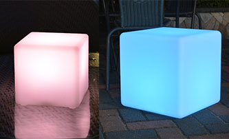 Main Powered Design Durable LED Cube Light Available in Different Sizes