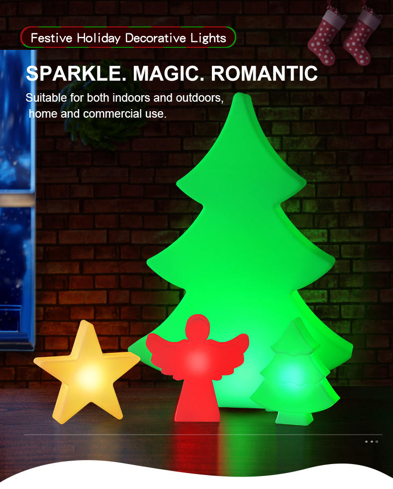 Custom Festive Multicolor LED Christmas Decoration Lamp Light