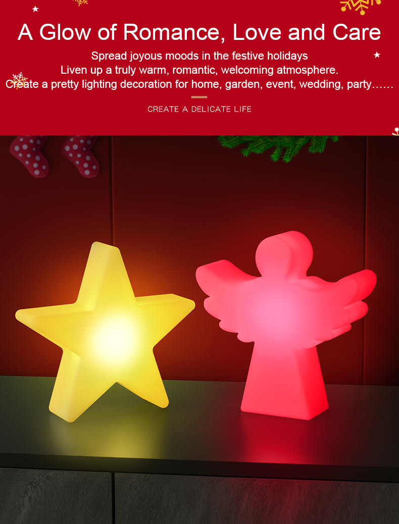 Custom Festive Multicolor LED Christmas Decoration Lamp Light