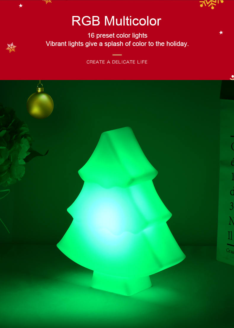 Custom Festive Multicolor LED Christmas Decoration Lamp Light