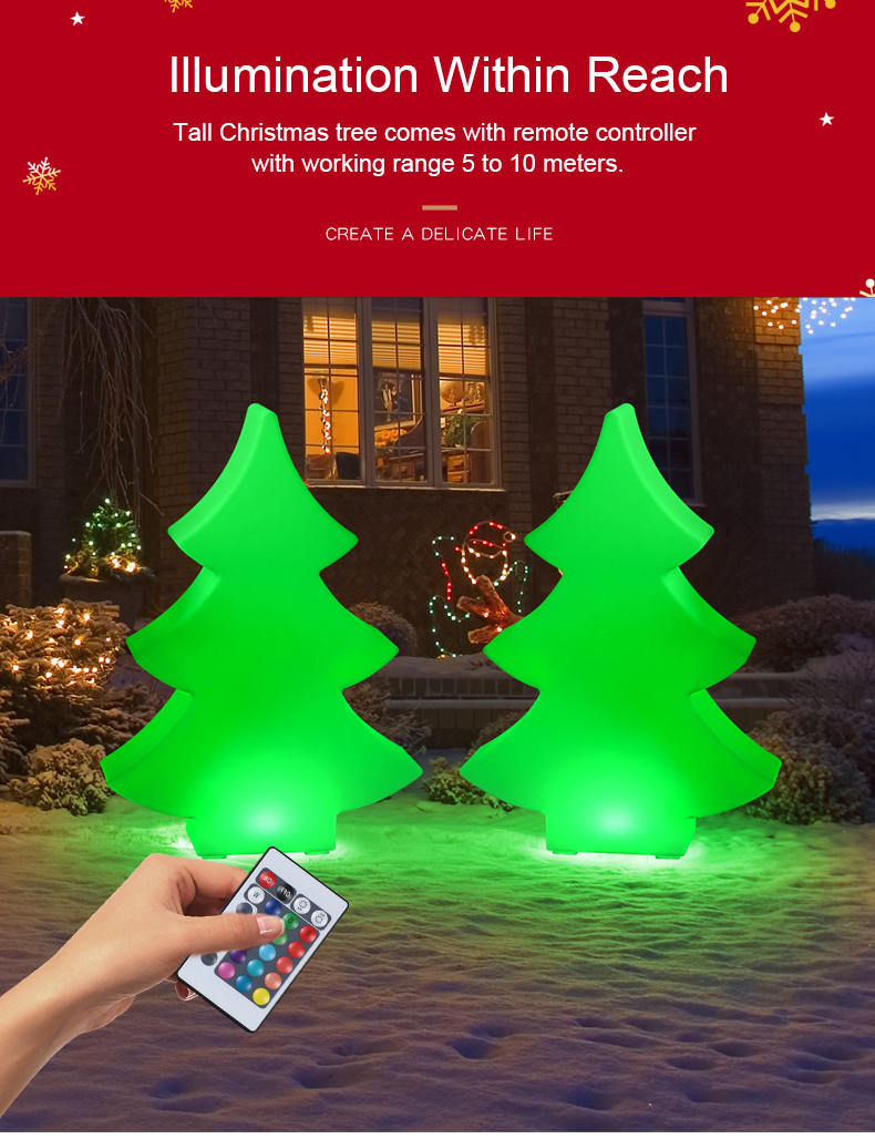 Custom Festive Multicolor LED Christmas Decoration Lamp Light