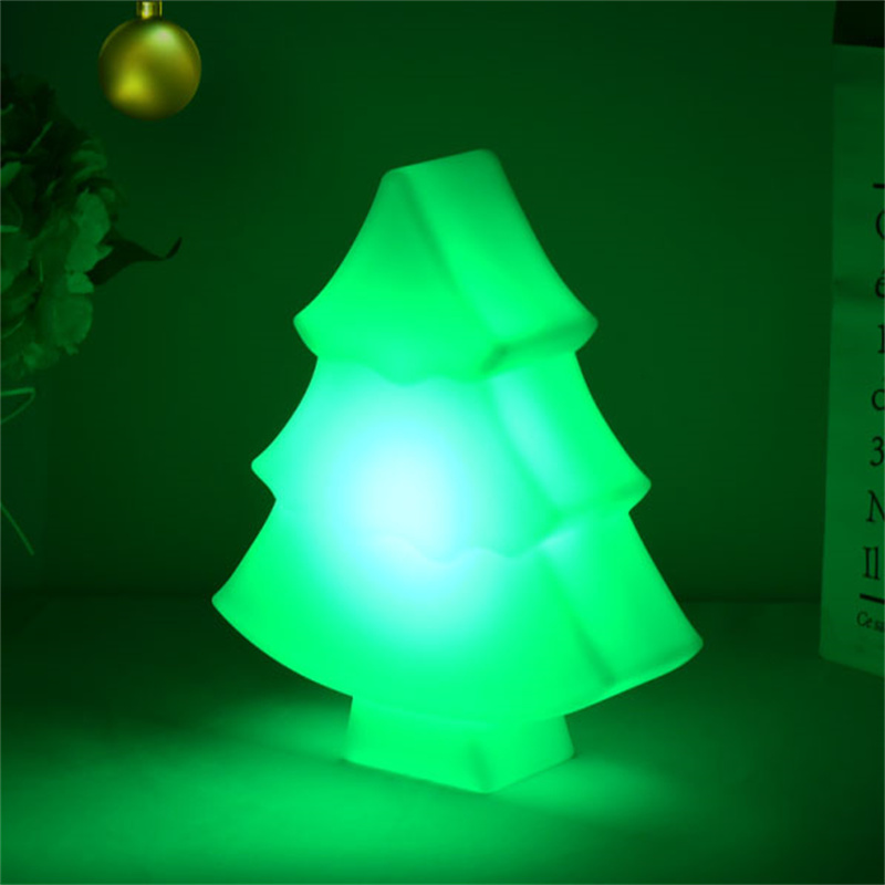 Indoor and Outdoor RGB LED Light Up Christmas Tree Table Lamp