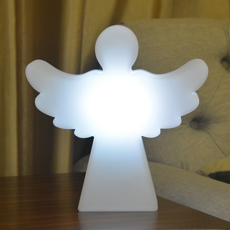 Christmas Decoration Light Multicolor RGB LED Angel Table Lamp