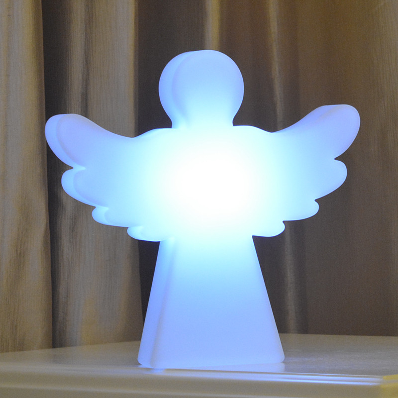 Christmas Decoration Light Multicolor RGB LED Angel Table Lamp