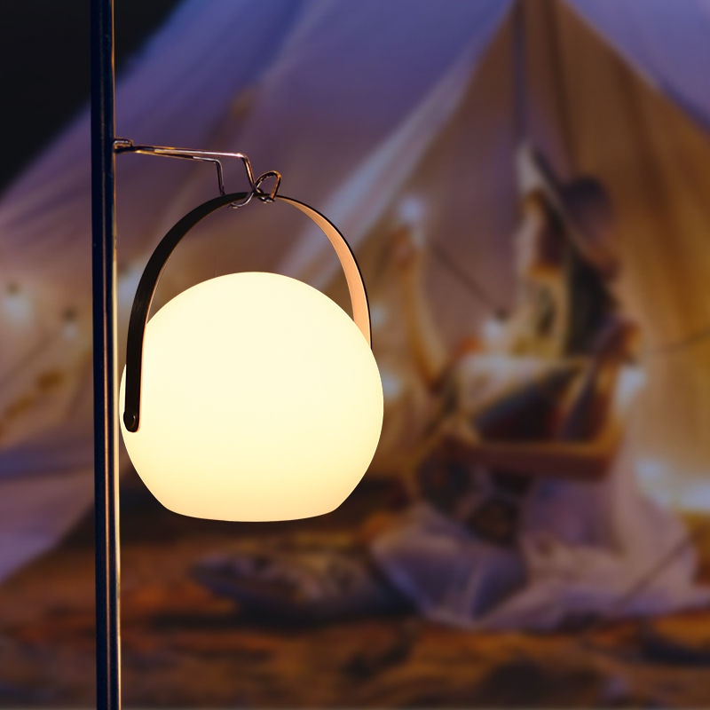 Spherical Cordless LED Lantern Table Lamp