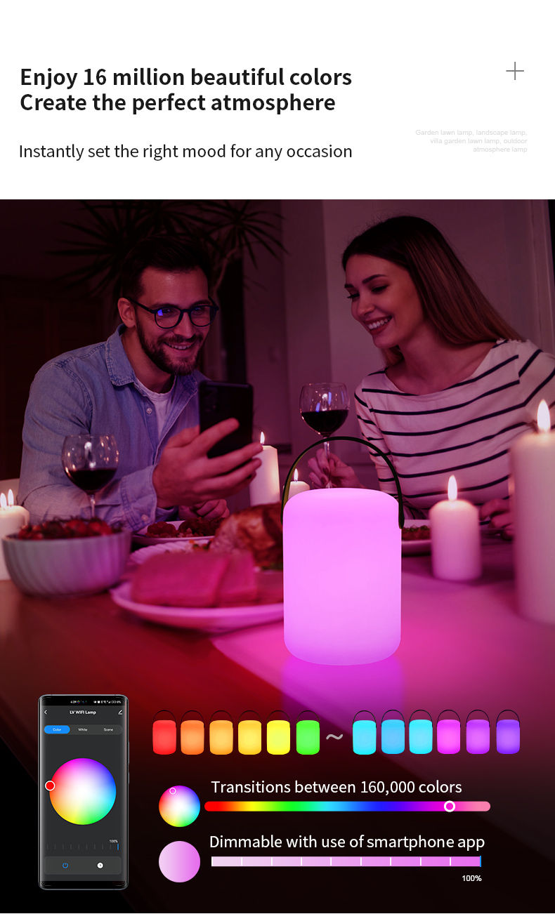 Smart Table Lamp | Portable Table Lamp | Bluetooth Table Lamp | Light Venus